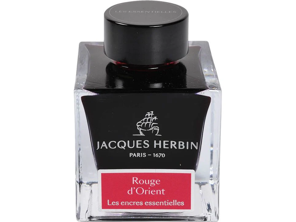 Jacques Herbin Fountain Pen Ink (50mL) - Rouge d'Orient