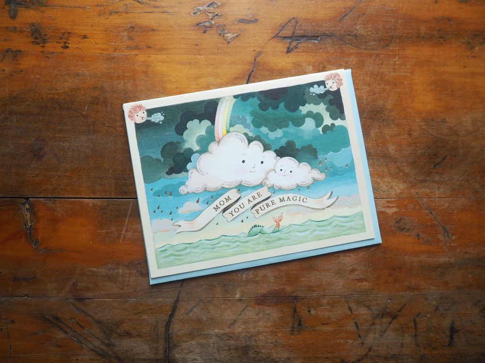 JooJoo Paper - Mother's Day Clouds Greeting Card