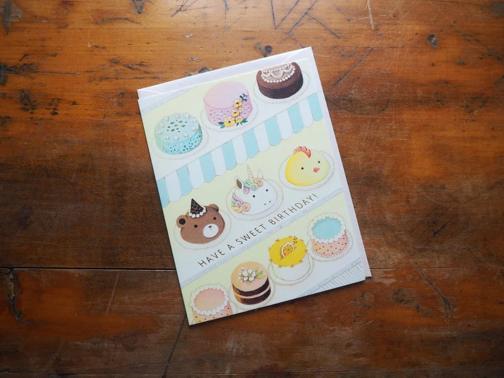 JooJoo Paper - Pastry Shop Birthday Greeting Card