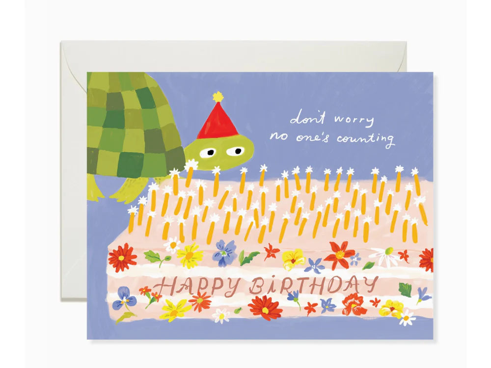 Karen Schipper - Turtle Birthday Card