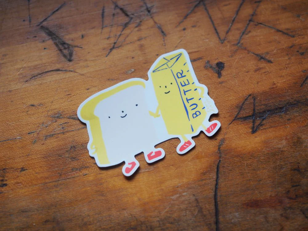 Karen Schipper - Vinyl Sticker - Bread and Butter
