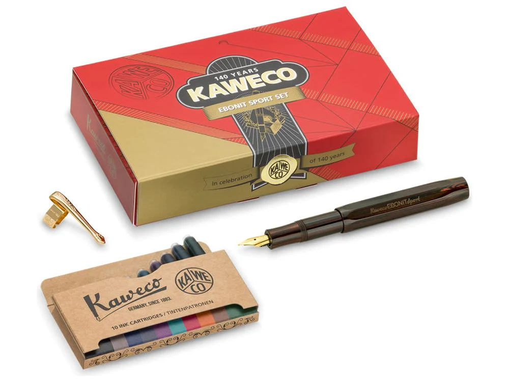 Kaweco EBONIT Sport Fountain Pen Set - Image 4