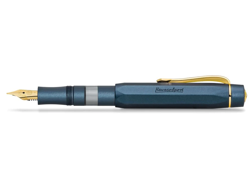 Kaweco Piston AL Sport Fountain Pen - Navy