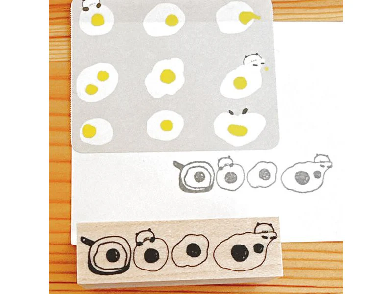 Kayonoko - Rubber Stamp - Egg Line