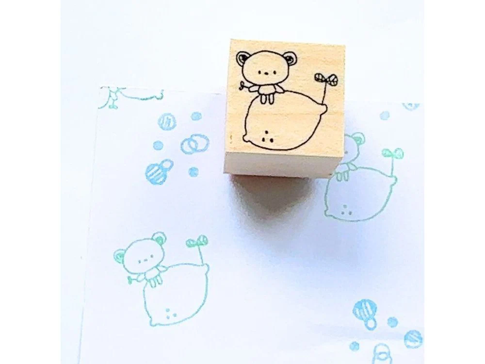 Kayonoko - Rubber Stamp - Lemon Bear