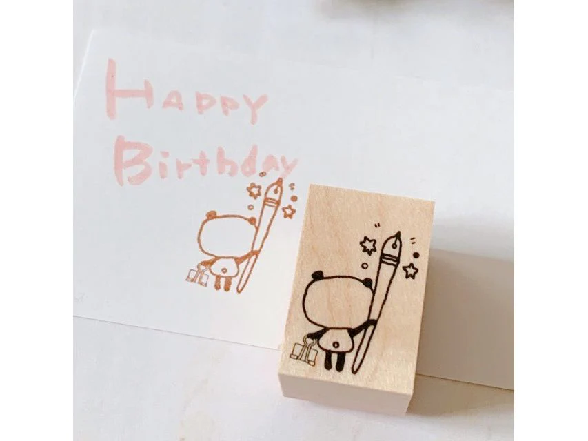Kayonoko - Rubber Stamp - Panda Pen