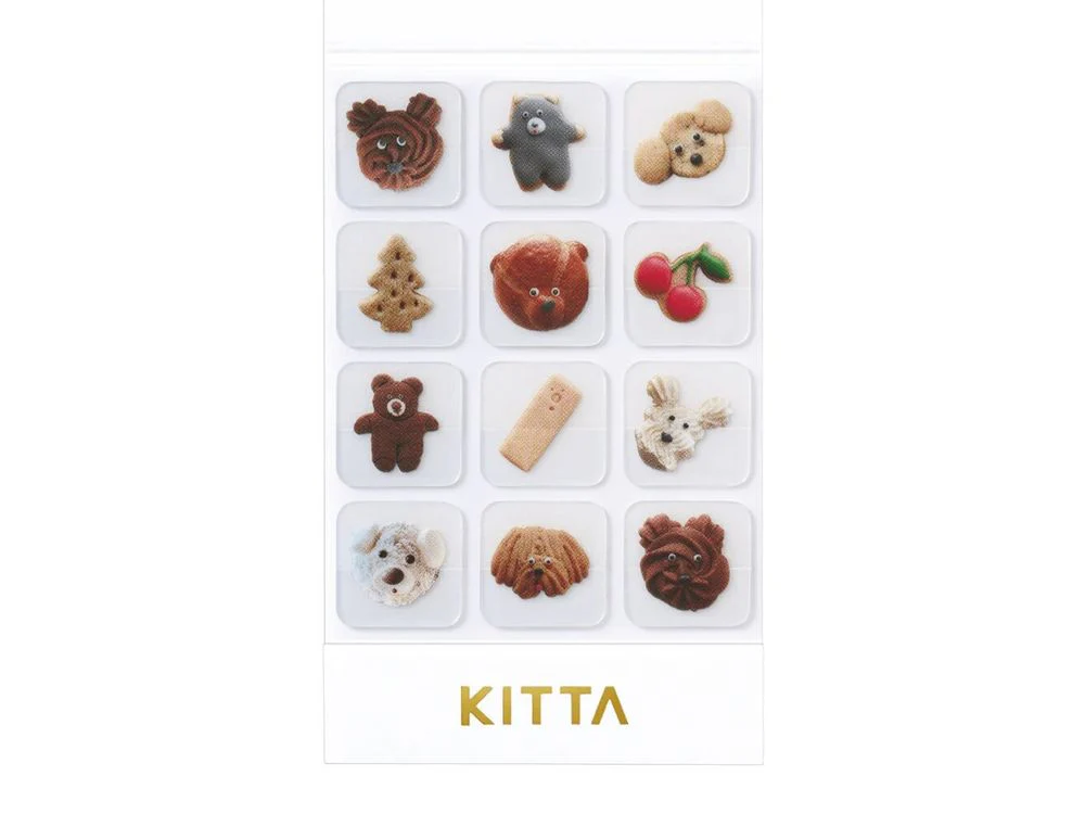 KITTA Masking Tape Clear - Oyatsu Icons