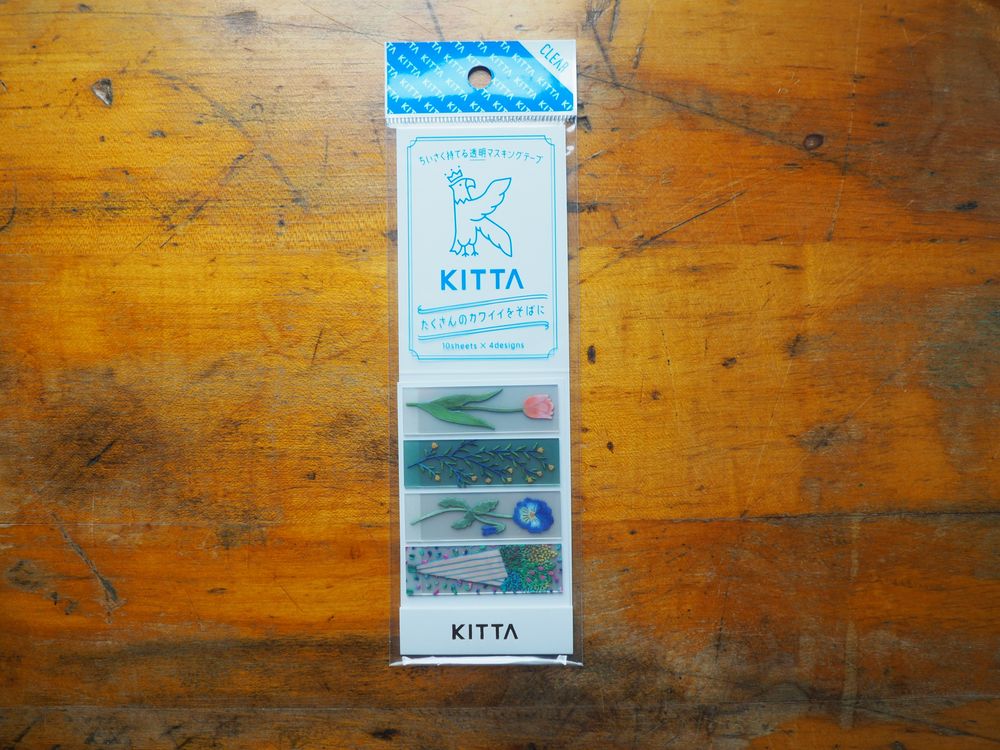 KITTA - Sticky Note - Clear - Flower