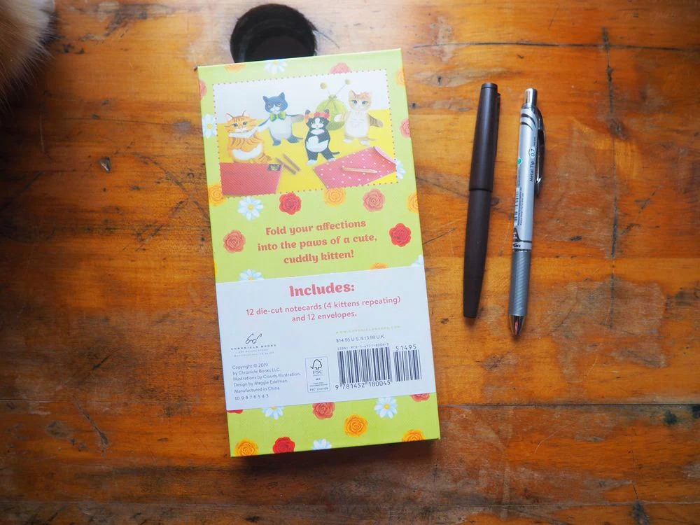 Kitten Cuddles Notecards and Envelopes - Image 2