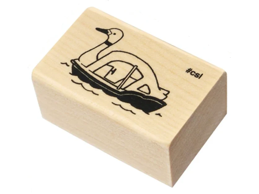 Kodomo No Kao - Stamp - I Love Stamp - Swan Boat (1533-076)