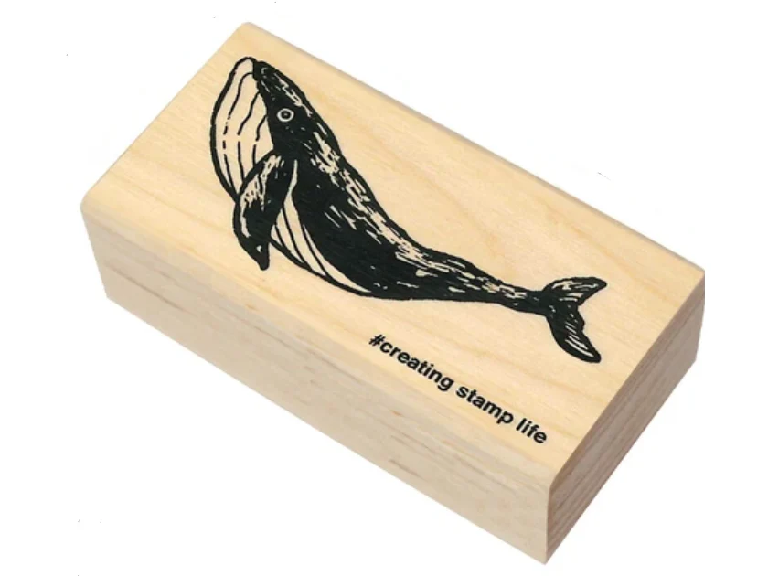 Kodomo No Kao - Stamp - I Love Stamp - Whale (1535-018)