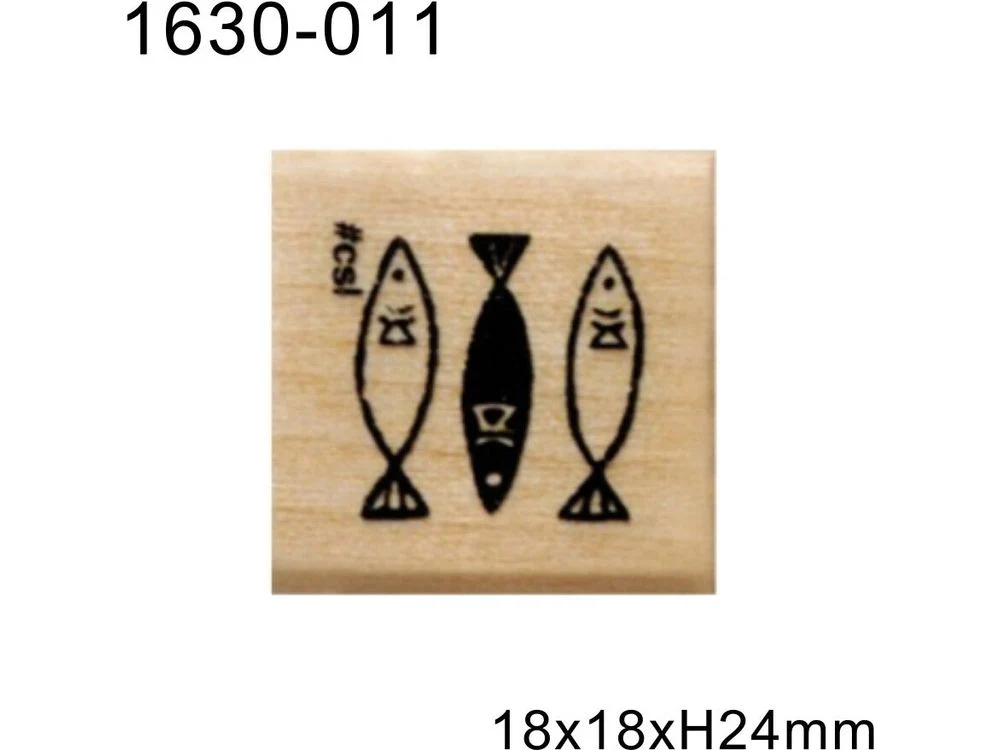 Kodomo No Kao - Stamp - I Love Stamp - Fish (1630-011)