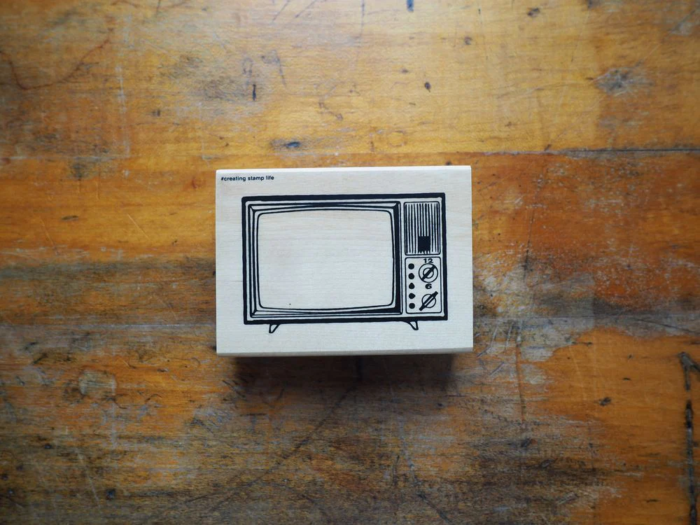 Kodomo No Kao - Stamp - Retro Television (1635-004)