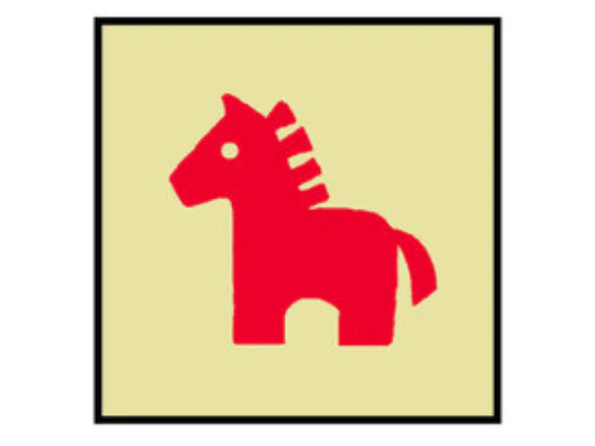 Kodomo No Kao - Stamp - Horse (11021-093)