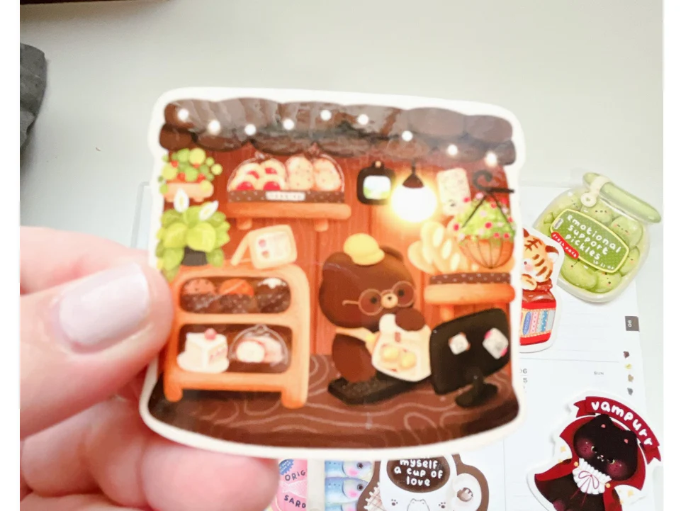 Kuboandlucy Stationery Co. - Vinyl Sticker - Cafe and Bakery