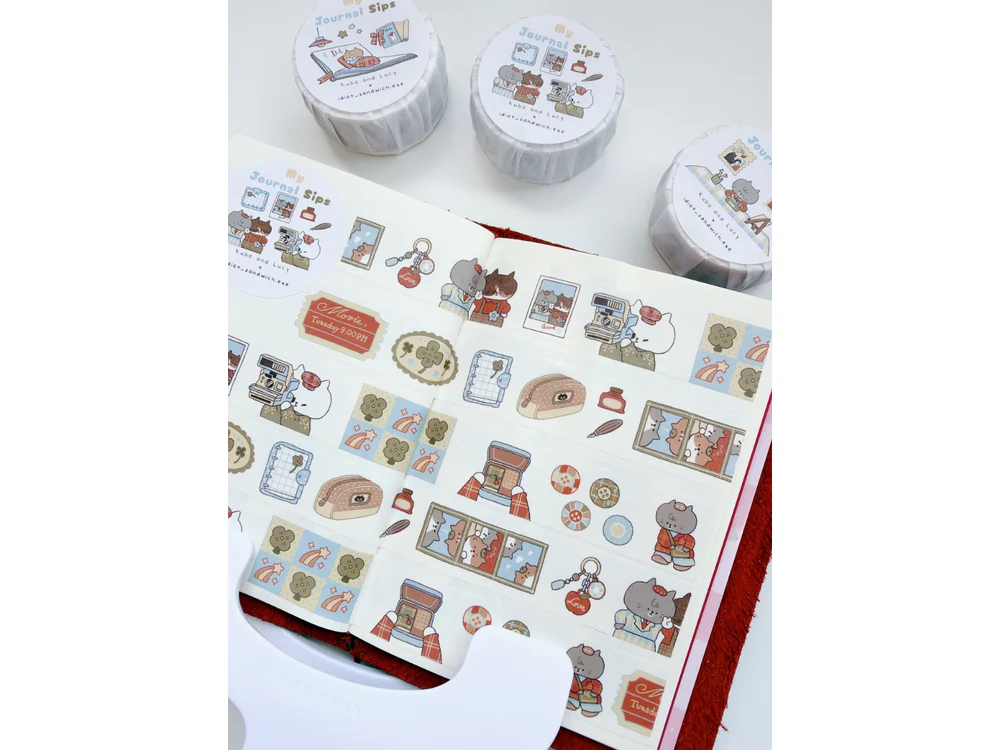 Kuboandlucy x Idiot Sandwich - Washi Tape - My Journal Sips V2