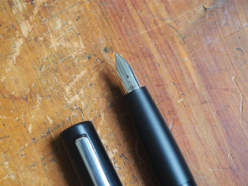 Lamy Aion Fountain Pen - Black Steel - Image 3