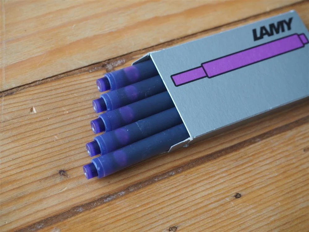 Lamy Ink Cartridges - Violet (Box of 5) - Image 2