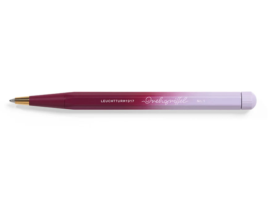Leuchtturm Drehgriffel Ballpoint Pen - Gradient Edition - Port Red/Lilac