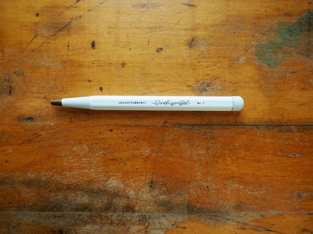 Leuchtturm Drehgriffel Ballpoint Pen - White