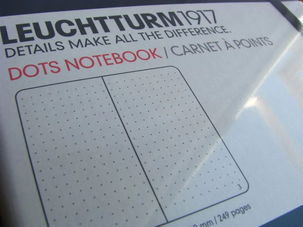 Leuchtturm Hardcover Notebook - A5 - Black (Dotted) - Image 2