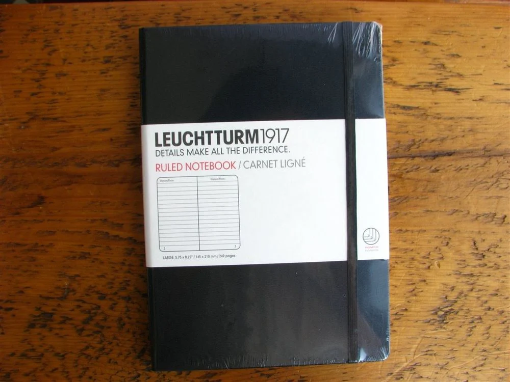 Leuchtturm Hardcover Notebook - A5 - Black (Lined)