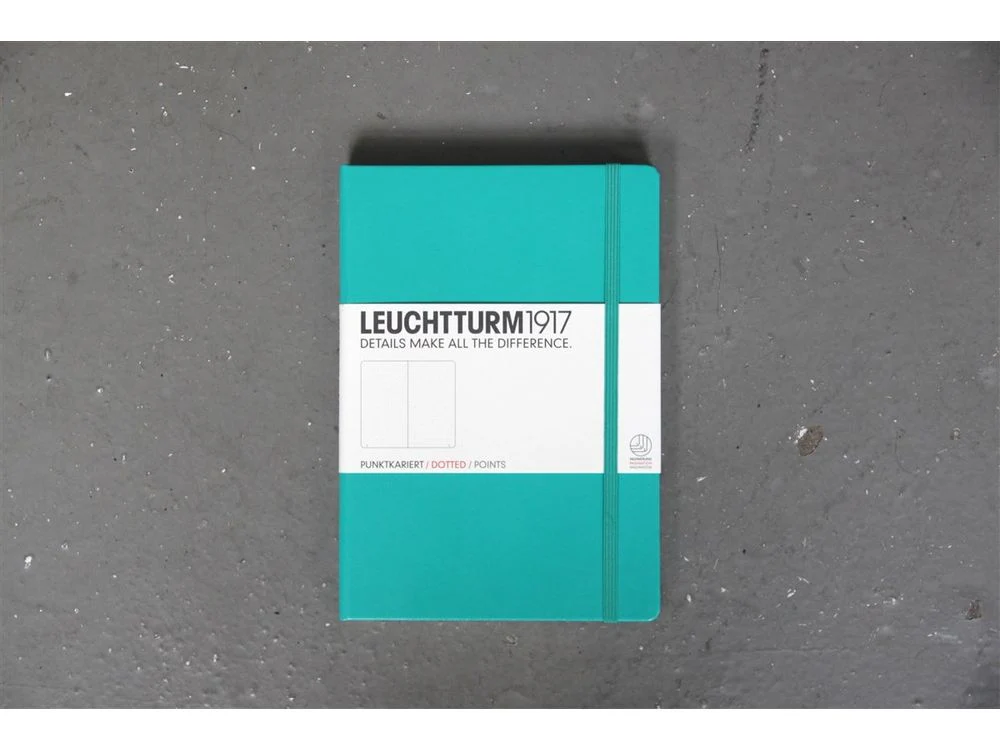 Leuchtturm Hardcover Notebook - A5 - Emerald (Dotted) - Image 2