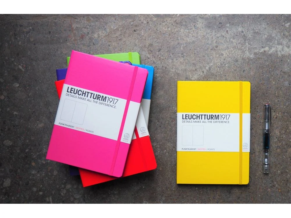 Leuchtturm Hardcover Notebook - A5 - Red (Dotted) - Image 4