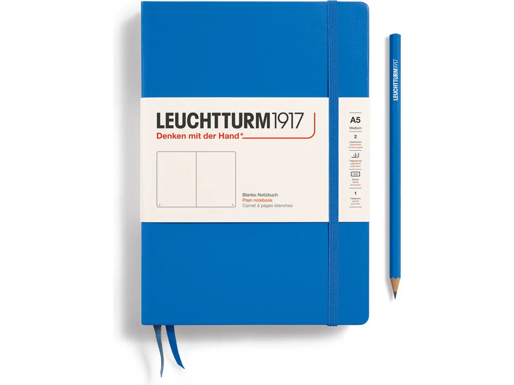 Leuchtturm Hardcover Notebook - A5 - Sky (Dotted)