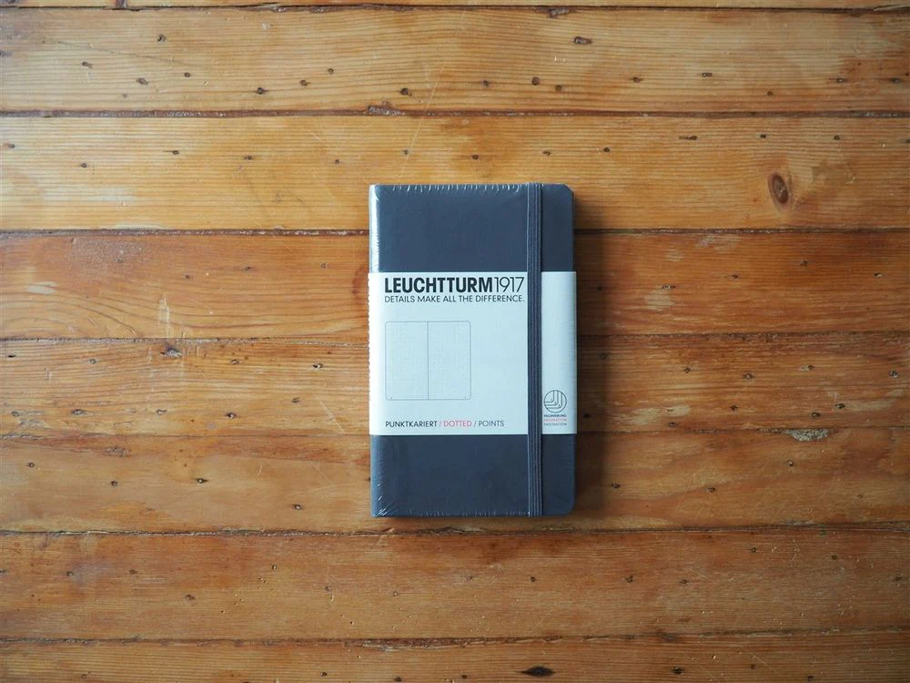 Leuchtturm Hardcover Pocket Notebook - A6 - Anthracite (Dotted)