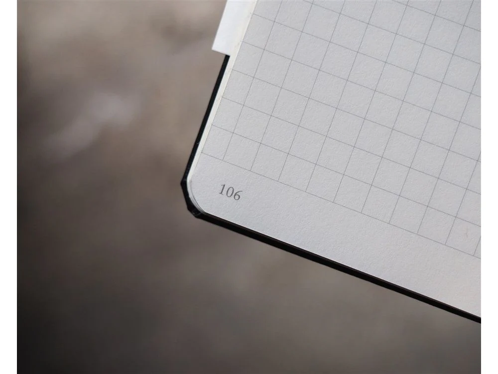 Leuchtturm Hardcover Pocket Notebook - A6 - Black (Squared) - Image 3