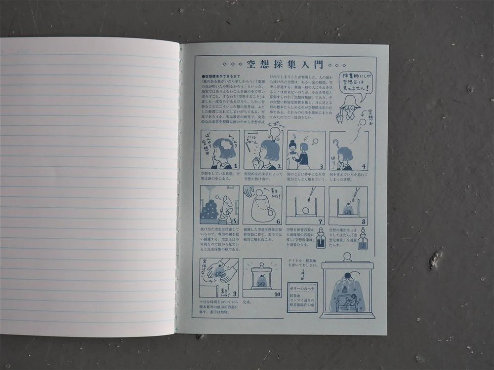 Life Japanese Stationery Blue Kyupodo A5 Notebook - Lined - Image 3