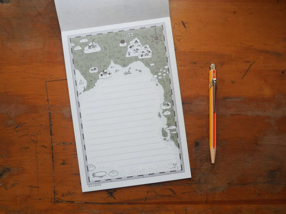 Life Japanese Stationery Letterpad (5.5 x 8.3) - Cloud Trip - Image 2