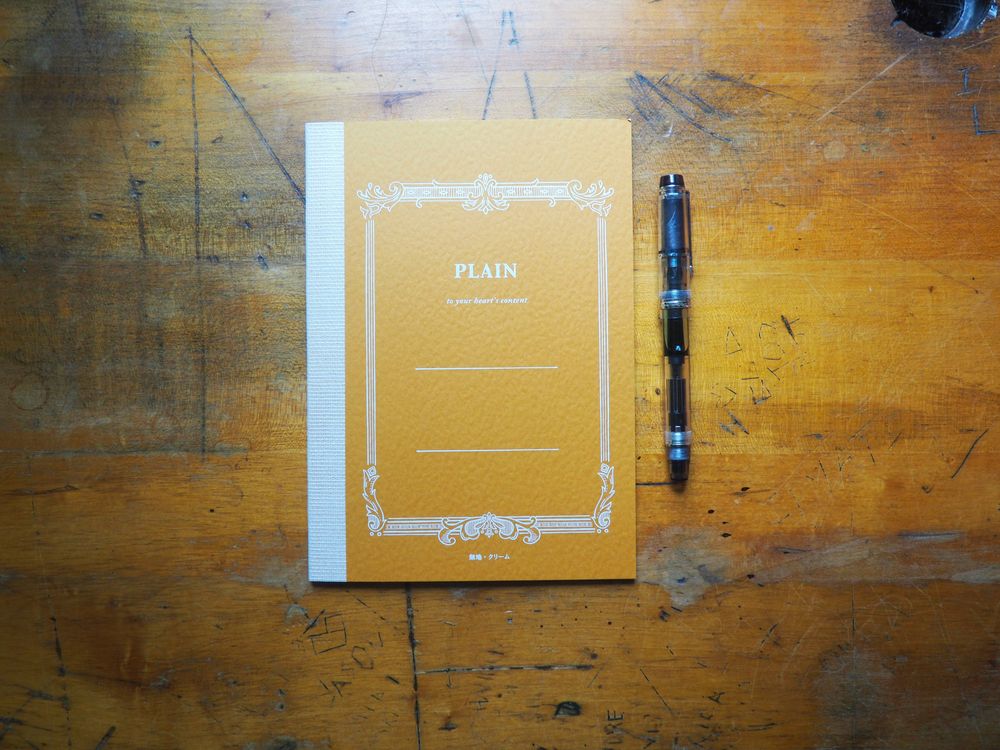 Life Plain Cream Notebook - A5 - Plain