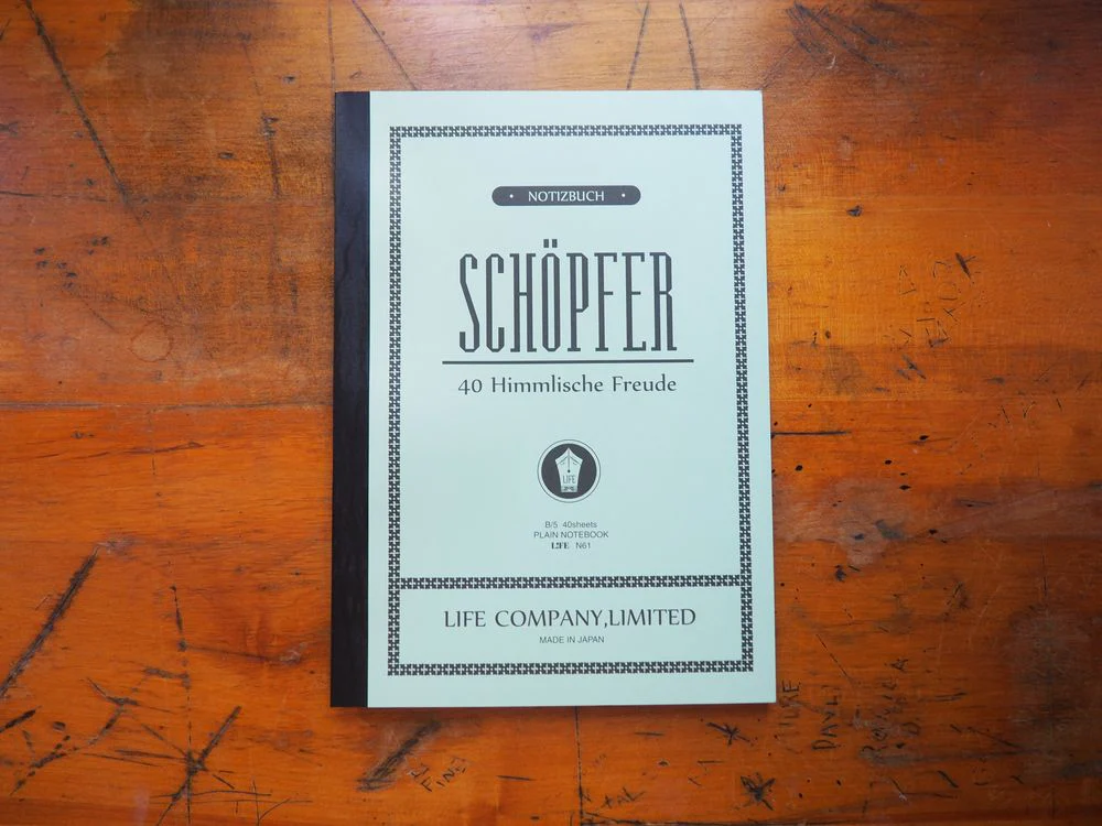 Life Schopfer Notebook B5 - Plain