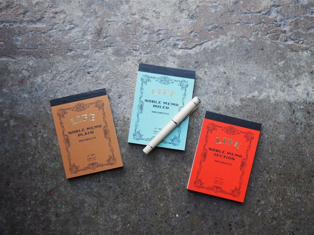 Life Stationery "Noble Memo" Ruled Pad - B7 - Image 4