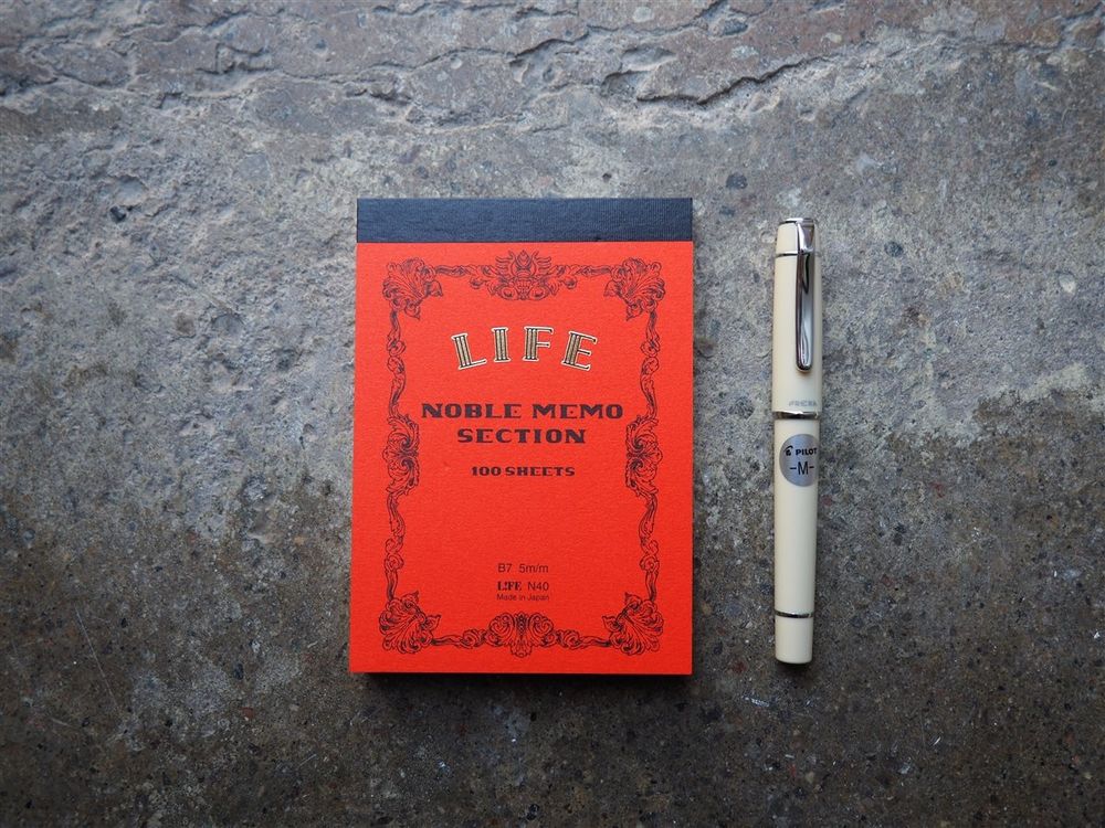 Life Stationery "Noble Memo" Section Pad - B7