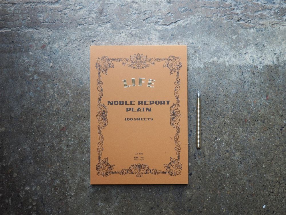 Life Stationery Noble Report Writing Tablet - Plain A4