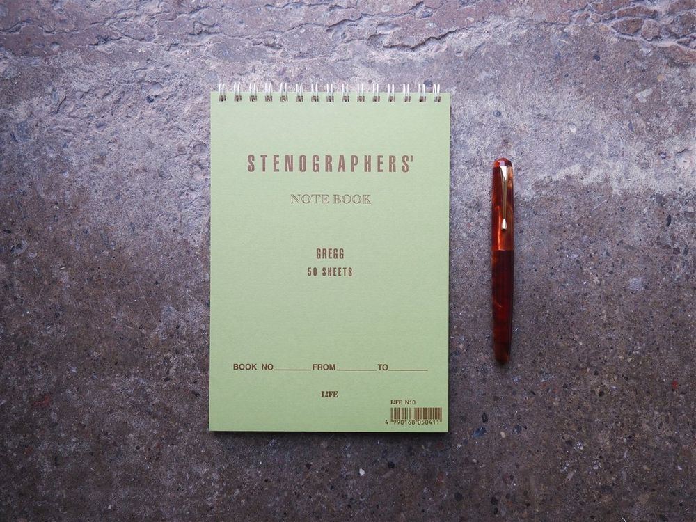 Life Stationery Stenographer's Notebook - Gregg Ruled