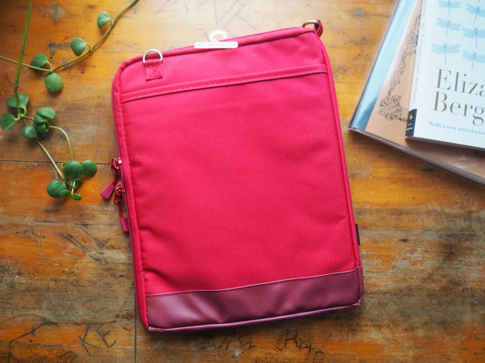 Lihit Lab - Bag in Bag - Vertical Type A5 Size - Red (A-7682-3) - Image 2