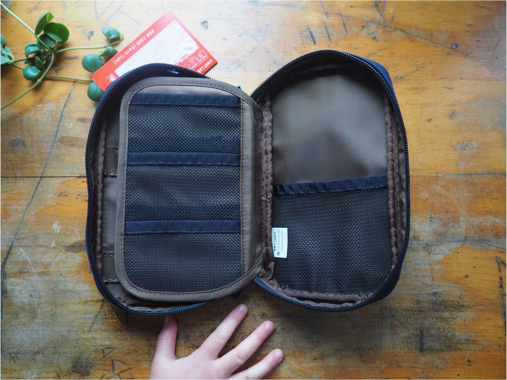 Lihit Lab - Pen Case Book-Type - Navy (A-7551-11N) - Image 3