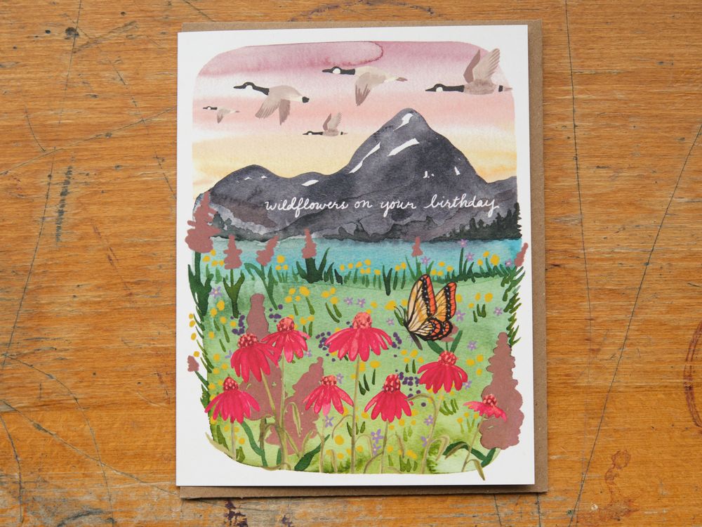 Little Truths Studio - Greeting Card - Wildflowers On Your Birthday