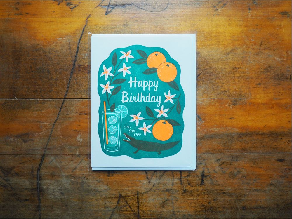 Lucky Horse Press - Card - Birthday Cha Cha