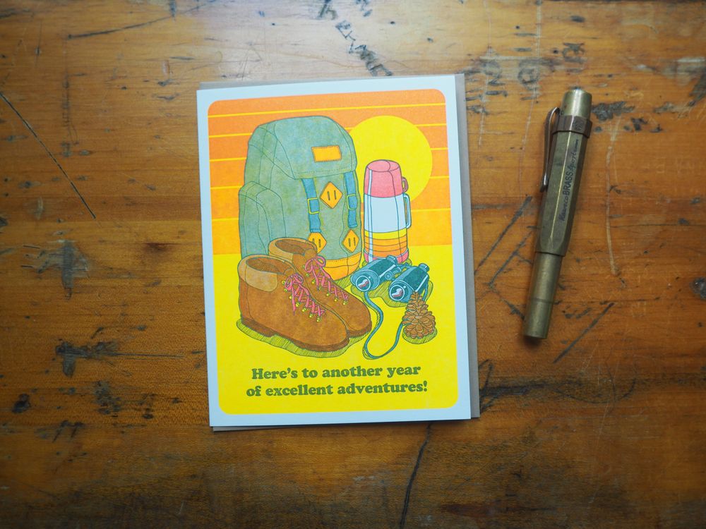 Lucky Horse Press - Card - Excellent Adventures Birthday