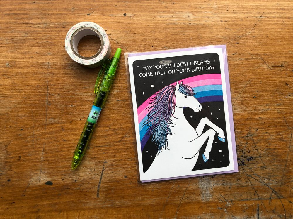 Lucky Horse Press - Card - Wildest Dreams Birthday