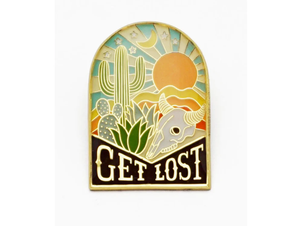 Lucky Horse Press - Enamel Pin - Get Lost