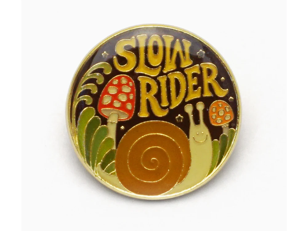 Lucky Horse Press - Enamel Pin - Slow Rider