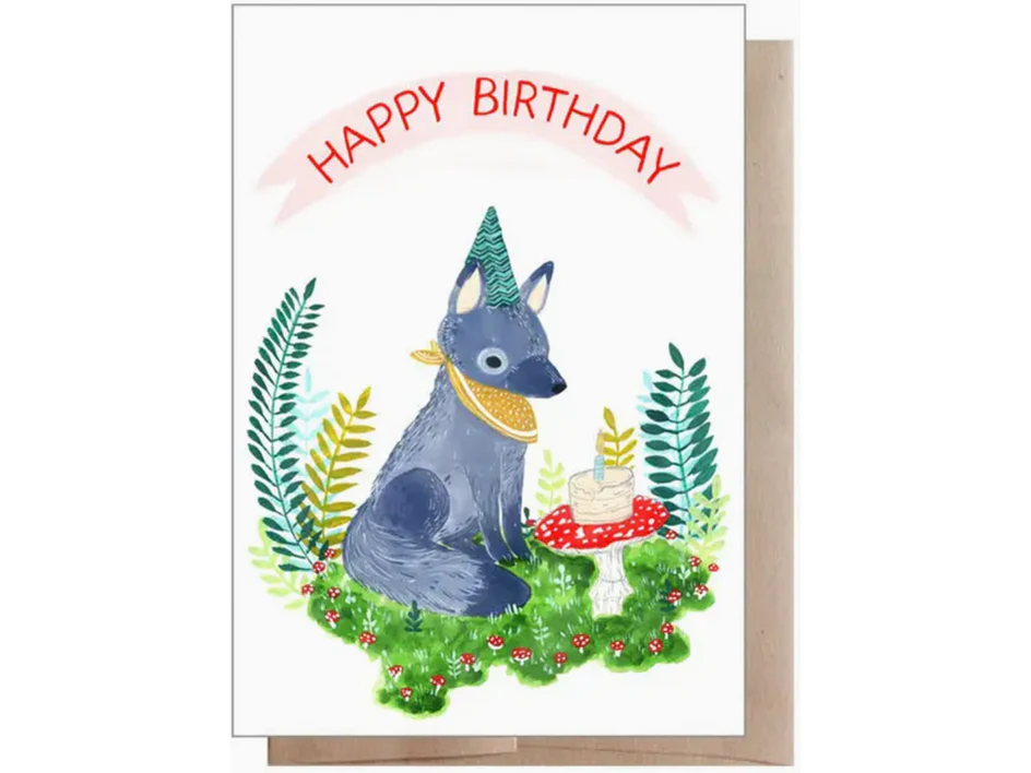 Marika Paz Illustration - Greeting Card - Birthday Cub