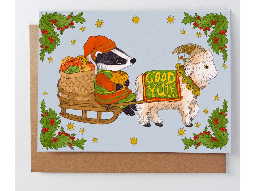 Marika Paz Illustration - Greeting Card - Good Yule