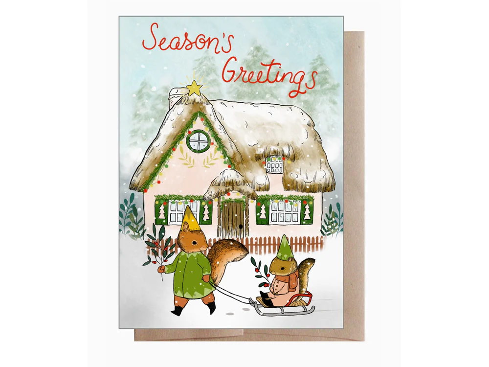 Marika Paz Illustration - Greeting Card - Season's Greetings